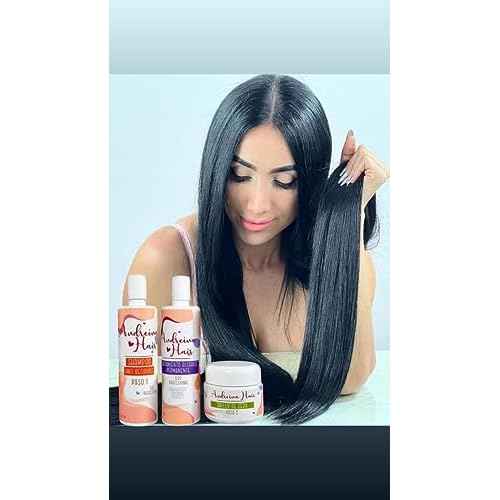 Kit de Keratina Org?nica: Tratamiento de Alisado Permanente con Keratina Colombiana, Efectos Iguales al Alisado Brasile?o para Uso Profesional