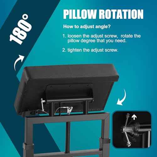 POARMEEY Large Tattoo Armrest Stand, Adjustable Height by Hydraulic Technology Tattoo Arm Rest