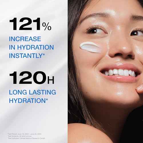 PHYSIOGEL Facial Moisturizer, Provides 120-hour Lasting Hydration Korean Skin care, Fragrance Free, Strengthens Skin Barrier, Lightweight Cream for Sensitive Skin, Ceramide, Squalane, 3.38 fl.oz
