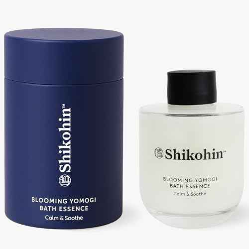 Blooming Yomogi Bath Essence: Milky Bath Oil with Yomogi Leaf, Camellia & Rice Bran - Natural Aromatherapy Soak - 100ml - Forest Bathing Scent - Vegan, Cruelty-Free, Made in Japan