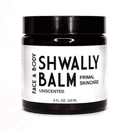 Shwally Tallow & Calendula Face and Body Balm - Paleo and Primal - 100% Grass Fed Tallow, Avocado and Olive Oil with Calendula Flowers (Unscented, 4)