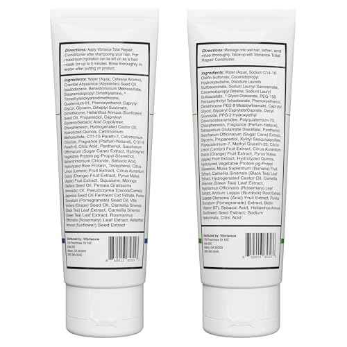 Vibriance Shampoo and Conditioner Set - Strengthening Wash Infused with Biotin for Dry, Damaged, Aging Hair - Deeply Hydrating, Moisturizing