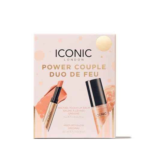 ICONIC LONDON Makeup Set for Natural Glow and Radiant Highlight, Perfect for Stocking Stuffers, Travel-Friendly, Cruelty-Free, Vegan Makeup