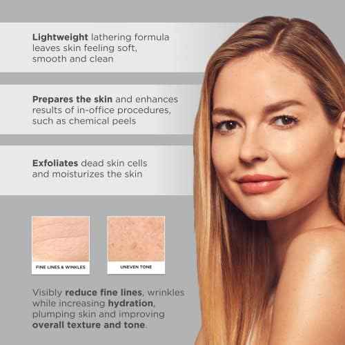 Glytone Mild Gel Cleanser - Exfoliating Face Wash for Normal to Combination Skin - With 4.7% Pure Glycolic Acid - Vegan & Fragrance-Free - 6.7 fl. oz.