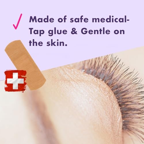 D-UP False Eyelash Glue for Sensitive Eyes, Clear Lash Glue for Eyelash Extensions, Waterproof Eyelash Adhesive for Sweat Resistant & Long Lasting Hold, Medical Grade from Japan, EX 552 Made in Korea