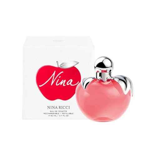 Nina Ricci Nina Eau de Toilette Refillable Spray for Women, 2.7 Ounce