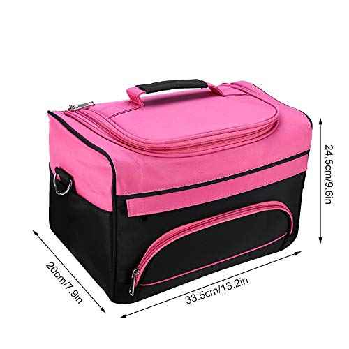 ZJchao Hairdresser Tool Storage Bag, Hair Salon Kit, Professional Beauty Tool Travel Case, Large Capacity Portable Hair Stylist Bag, Hairdressing Bag, Mobile Beauty Salon Kit Holder