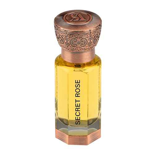 Swiss Arabian Secret Rose - Luxurious Concentrated Perfume Oil - Long Lasting Artisan Perfume with Notes of Lemon, Cinnamon, and Citrus - 0.4 oz