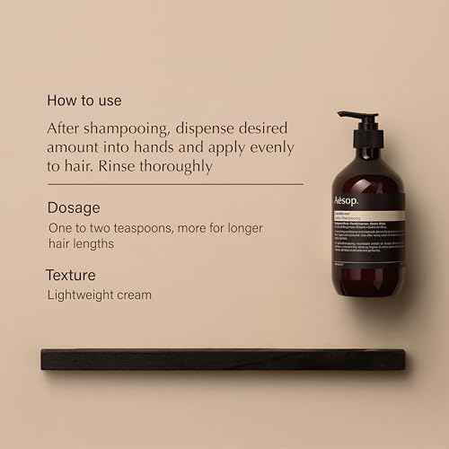 Aesop Conditioner | Soften and Hydrate All Hair Types | Nourishing Formula Enriched With Amino Acids | Citrus, Earthy, Woody | 16.9 oz / 500mL