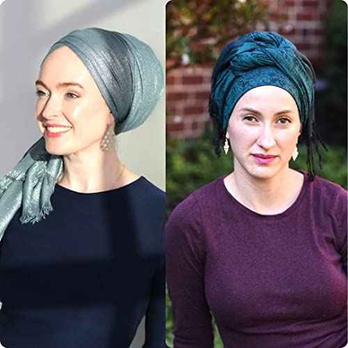 Wrapunzel Headwrap No Slip Volumizer, hair covering under scarves headscarf wrap chemo cap headwear turban hijab Made in USA