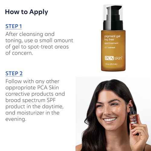 PCA SKIN Hydroquinone-Free Pigment Gel Dark Spot Corrector, Dark Spot Serum for Brightening Dark Spots and Hyperpigmentation, Helps Even Skin Tone and Promote a Clear Complexion, 1.0 oz Pump