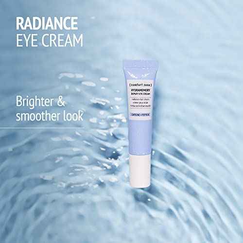 [ comfort zone ] Hydramemory Depuff Eye Cream | Lightweight Moisturizing Cream | Relieve Tired Eyes, Puffiness And Dark Circles | 0.5 Fl. Oz.