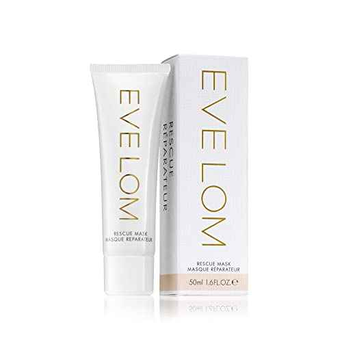 EVE LOM Rescue Mask | Facial mask that purifies and hydrates at the same time. Honey-infused Kaolin Clay conditions skin while ground almonds gently exfoliate when dried mask is buffed off to reveal a brighter complexion. Hydrates up to 72 hours.