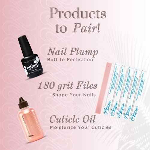 Tammy Taylor Peel ¡®N¡¯ Stick Clean Finish Buffer, Natural Nail Buffing File for Fingernails and Toenails, Sanitary, Replaceable, Durable Cloth Material (25 Pack)