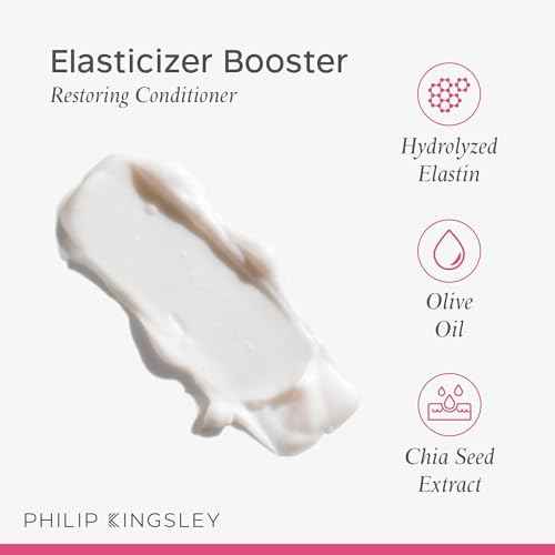 PHILIP KINGSLEY | Elasticized Booster Restoring Conditioner | Deep-Conditioning Hair Treatment for All Hair Types | Reduces Breakage and Frizz, Adds Shine, Bounce and Style | 5.74oz