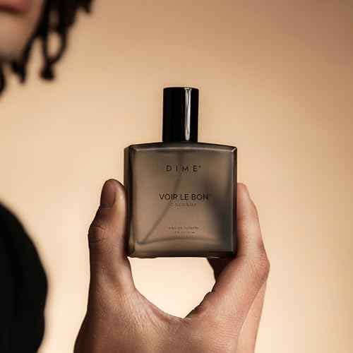 DIME Voir Le Bon Cologne, Clean Men's Cologne with Citrus, Cashmere Woods, and White Amber, 1.7 oz / 50 ml