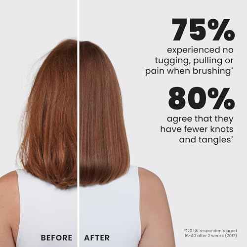 Tangle Teezer Ultimate Detangler Hairbrush, Eliminates Knots & Reduces Breakage, Mini Hair Brush for Travel, Small Hands & All Hair Types, Millennial Pink