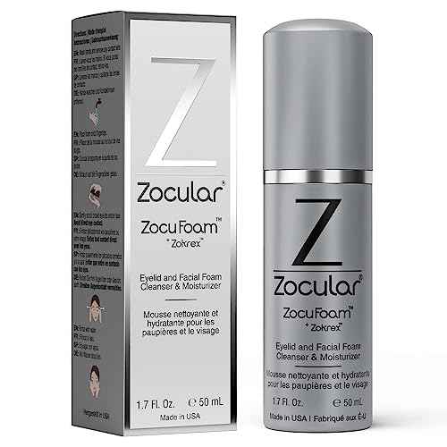 Zocular - ZocuFoam Eyelid Cleanser and ZocuWipe Eyelid Wipes Bundle - Eye Care for Dry and Irritated Eyes - 30 ct