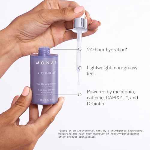 MONAT IR Clinical¢â Hair Thinning Defense Scalp Serum ? Nourishes Scalp, Reduces Breakage, Boosts Hair Density, and Supports Thicker, Fuller-Looking Hair with a Lightweight, Non-Greasy Formula