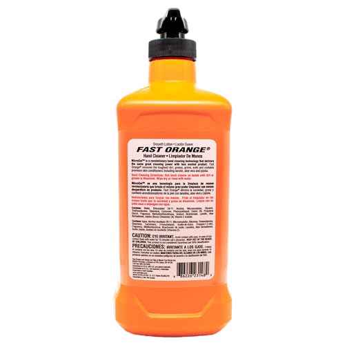 Fast Orange 23148 Smooth Lotion Hand Cleaner, Heavy Duty Waterless Cleaner for Mechanics w/Aloe, Lanolin & Glycerin, Removes Grease, Grime & Stains 48 Oz.