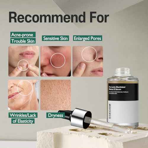 Pre Lacto Blacklabel Balance B Serum | CICA-EXO & 650,000ppm Fermented Centella | Waterless K-Beauty Serum with Lactobacillus & French Phycosaccharide for Hydration & Glass-Skin Glow (50ml)