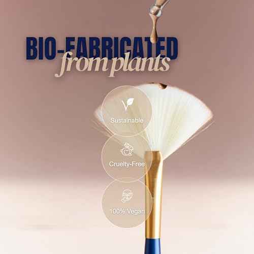 BERRY Blue Premium Makeup Brush Set ? 12-Piece Professional Ultra-Soft Synthetic Brushes for Face & Eyes | Foundation, Powder, Blush, Concealer, Eyeshadow ? Vegan, Cruelty-Free, Numbered, Travel Case