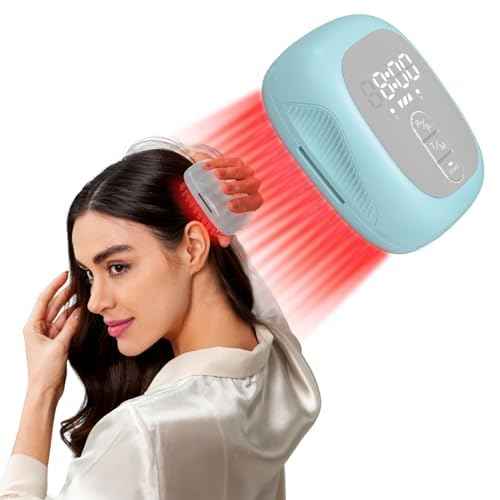 Laser Therapy Hair Growth Comb, Home Use Red Light Device, Rechargeable, Laser Hair Growth Treatment for Men and Women