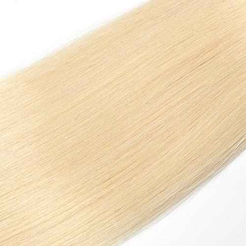 12 14 16 Inch #613 Blonde Bundles Human Hair Straight Bundle #613 Honey Blonde 3 Bundles 300g/Pack Unprocessed Brazilian Virgin Hairs Double Weft Weaves Hair Extensions