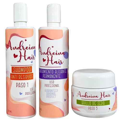 Kit de Keratina Org?nica: Tratamiento de Alisado Permanente con Keratina Colombiana, Efectos Iguales al Alisado Brasile?o para Uso Profesional