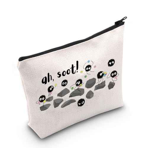 POFULL Anime Inspired Gift Anime Lover Zipper Pouch Makeup Bag