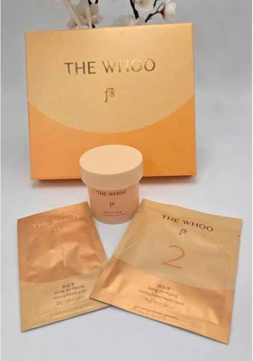 THE WHOO Gongjinhyang Firming Shaking Modeling Mask Protein Repair Set