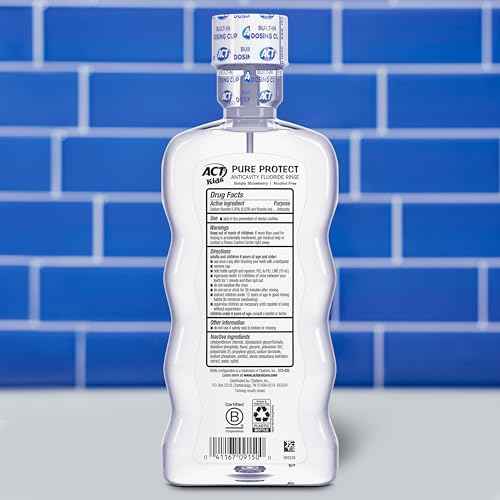 ACT Kids Anticavity Fluoride Mouthwash, Sugar & Alcohol Free Mouth Rinse Strengthens Teeth, Simply Strawberry, 16.9 fl. oz.(Pack of 3)
