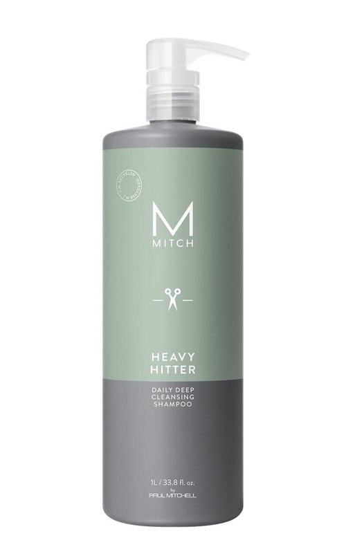 MITCH by Paul Mitchell Heavy Hitter Daily Deep Cleansing Shampoo for Men, For All Hair Types, 33.8 fl. oz.