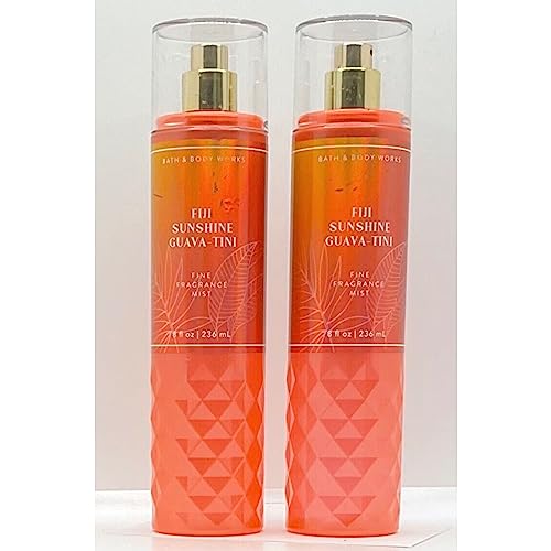 Bath & Body Works Fragrance Mist 2-Pack 8oz Each (Fiji Sunshine Guavatini)