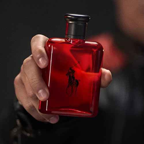 RALPH LAUREN FRAGRANCES - Polo Red - Eau de Toilette - Men's Cologne - Woody & Spicy - With Grapefruit, Saffron, and Redwood - Medium Intensity