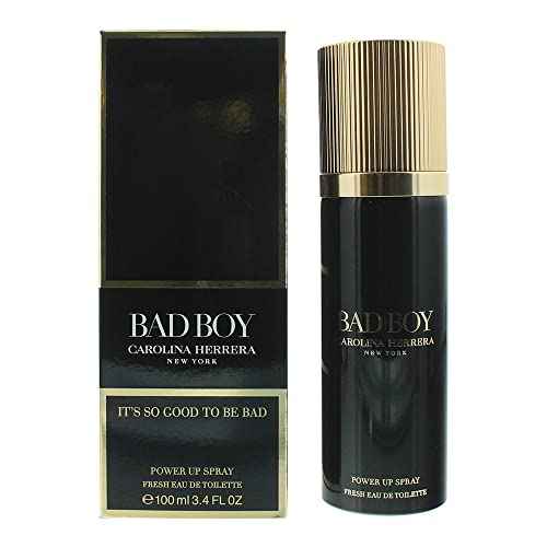 Carolina Herrera Bad Boy Power Up Spray EDT Spray Men 3.4 oz
