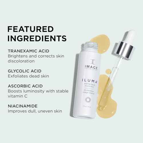 IMAGE Skincare, ILUMA Intense Facial Illuminator, Instantly Visible Brightening Serum and Face Corrector with Vitamin C, 1 fl oz