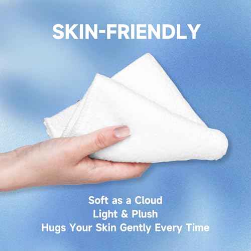 Coral Velvet Washcloths Bulk -240 Pack, Highly Absorbent and Soft White Face Towels, Multi-Purpose Washcloths and Hand Towels for Bathroom, Hotel, Spa and Gym, 12 x 12 inches