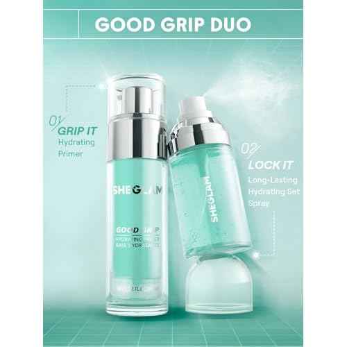 SHEGLAM Good Grip Hydrating Prime & Set Spray Oil Control Moisturizing Primer Smooth Fine Lines Oil And Silicone-Free Face Primer