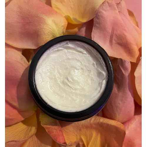 Love + Sage Vitamin-Rich Hydrating Face Cream, Whipped Oil-Based Moisture, Coconut Oil, Triglycerides, Vitamin E, Olive Squalene, Anti-Oxidant, Vegan, Cruelty-Free (Rose, Lavender, Ylang Ylang)