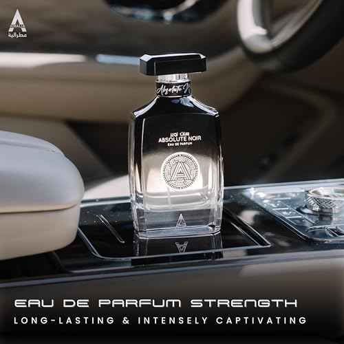 Absolute Noir Eau De Parfum for Men 100Ml 3.4Oz - Luxurious and Long Lasting Fragrances with Top Notes of Bergamot, Lemon, Grapefruit, Pink Pepper - Best Alternative for Absolu Aventus