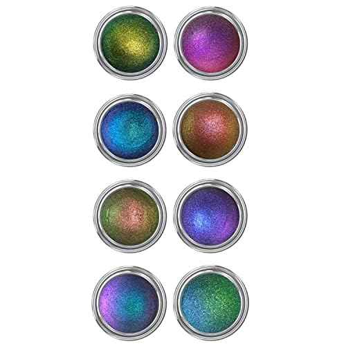 Concrete Minerals MultiChrome Eyeshadow, Intense Color Shifting, Longer-Lasting With No Creasing, 100% Vegan and Cruelty Free, Handmade in USA, 2.4 Grams Loose Mineral Powder (Sample Bundle)