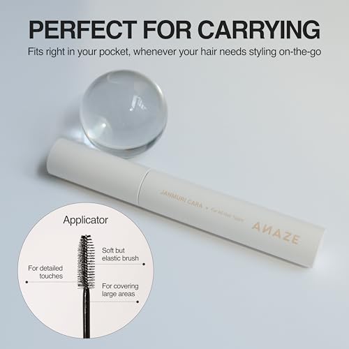 Janmuri Cara 8ml ? Baby Hair & Flyaway Hair Fixing Mascara ? Built-In Applicator ? Lightweight, Non-Sticky Essence with Coconut Oil & Royal Jelly