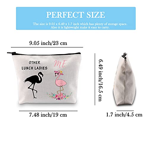 GJTIM Lunch Lady Gift Lunch Lady Appreciation Gift Portable Cosmetic Storage Bag for Cafeteria Worker (Other Lunch Ladies Me)