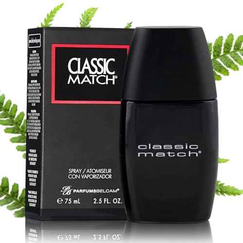 PB ParfumsBelcam CM Noir Eau De Toilette Spray for Men ? Fresh Fougere Cologne, Bergamot, Basil, Patchouli, Long-Lasting Scent, Masculine Fragrance ? 2.5 Fl Oz
