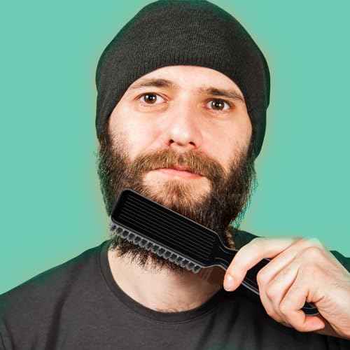 6 Pcs Barber Clipper Brush Blade Trimmer Cleaning Brush Set Duster Manicure Nylon Brush Hair Styling Tool (Black)