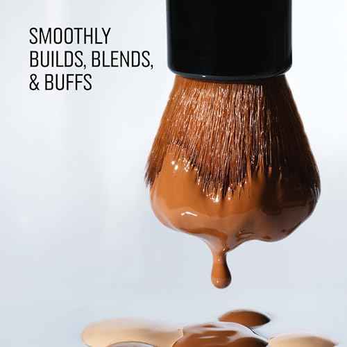 Bobbi Brown Foundation & Concealer Brush | Full Coverage & Touch-Up Makeup Brushes for Blemishes, Dark Circles & Seamless Blending