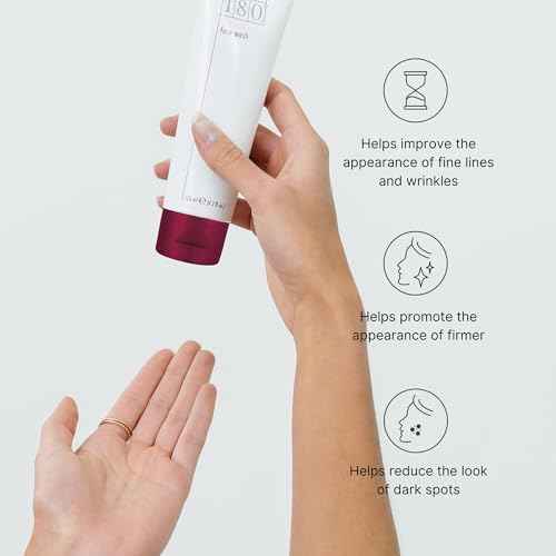 Nu Skin 180¡Ƣç Face Wash | Aging Cleanser | Vitamin C Face Wash for Youthful Appearance | Fine Lines Reduction & Face Moisturizer | 4.2 Fl Oz | 1 Pack