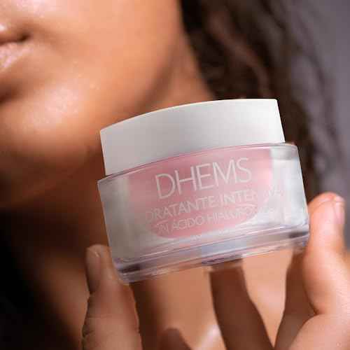 DHEMS Intensive Moisturizing Cream for Face with Hyaluronic Acid, Antioxidant, Hydration & Stimulates Collagen Synthesis for All Skin Types 1.69 Ounces