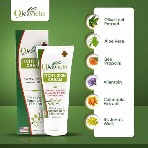 Oleavicin Extra Strength Anti-Itch Cream (3 Pack) for Dry, Itchy Skin Relief ? Natural Fungal & Rash Treatment with Olive Leaf Extract ? Fast-Acting, Long-Lasting Itch Relief